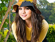 Selena Gomez sexy posing in nature photoshoot
