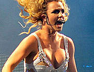 Britney Spears sexy performs live on a stage