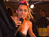 Miley Cyrus various sexy and topless photos