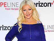 Christina Aguilera at HopeLine From Verizon