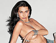 Bella Hadid sexy and braless posing photos