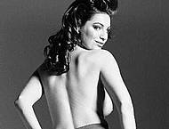 Kelly Brook without bra in tight sexy pants