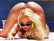 Nicole Austin exposed boobs and big round ass