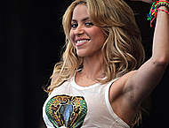 Shakira sexy performs at music festival stage