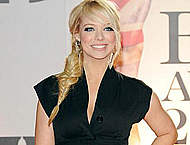 Liz McClarnon posing at Brit Awards redcarpet