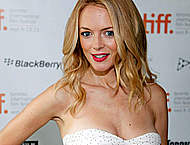 Heather Graham in tight dress at Premiere
