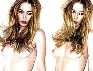 Raquel Zimmermann sexy, topless & fully nude