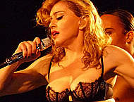 Madonna see through at the start of MDNA tour