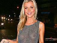 Joanna Krupa nude boobs under transparent top