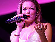 LeAnn Rimes performs in tight short dress