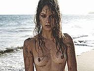 Ana Cristina sexy, see through and topless Ana Cristina sexy, see through and topless