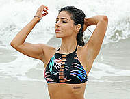 Roxanne Pallett sexy in bikini on a beach Roxanne Pallett sexy in bikini on a beach