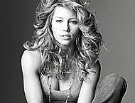 Jessica Biel black-and-white scans from mags Jessica Biel black-and-white scans from mags